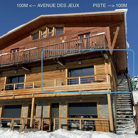 Alpe D'Huez Houses - Chez Stella - 3 Chambres Neuf Plein Centre Alpe d'Huez